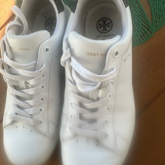 Tory Burch White and Black Sneakers - Picture 4 of 5